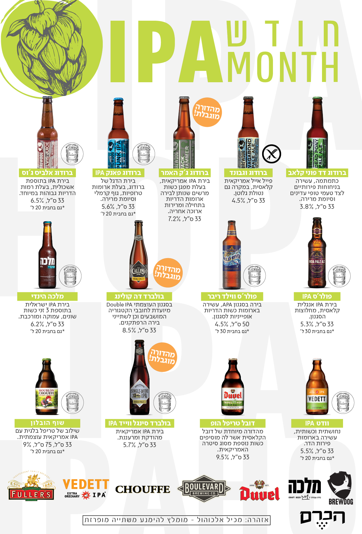 5 דברי שכדאי לדעת על בירה IPA